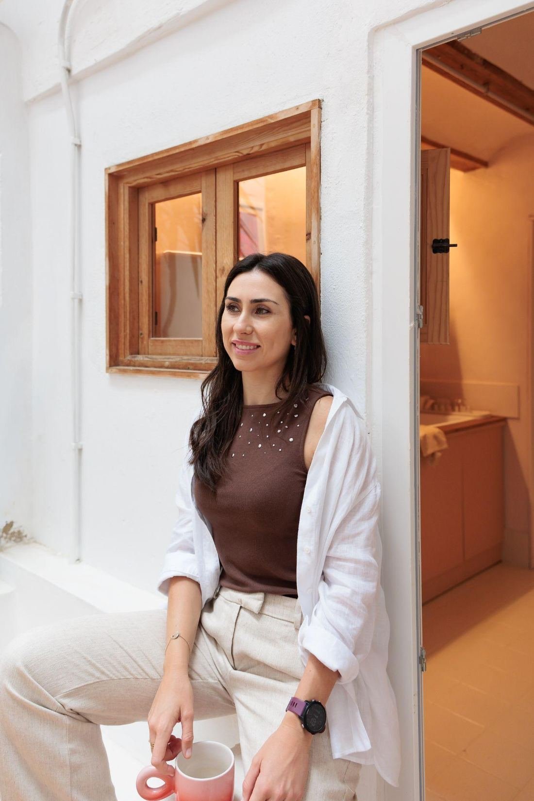 Pilar Forte en su consulta